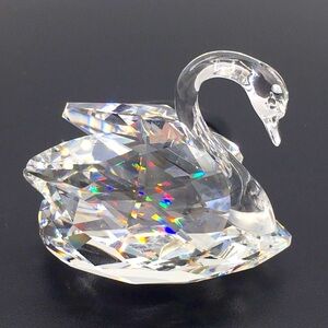 SWAROVSKI CRYSTAL SWAN Signed